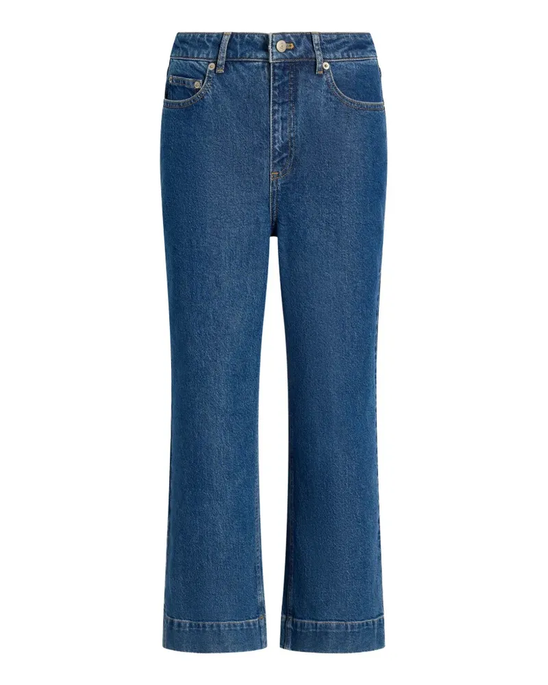 Cinq à Sept Joey Jeans mit Umschlag - Blau Blau