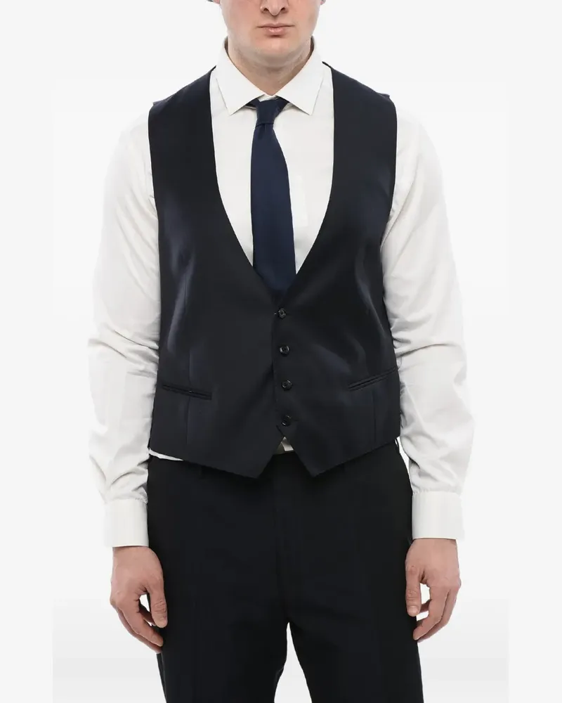 Corneliani Academy martingale waistcoat - Blau Blau