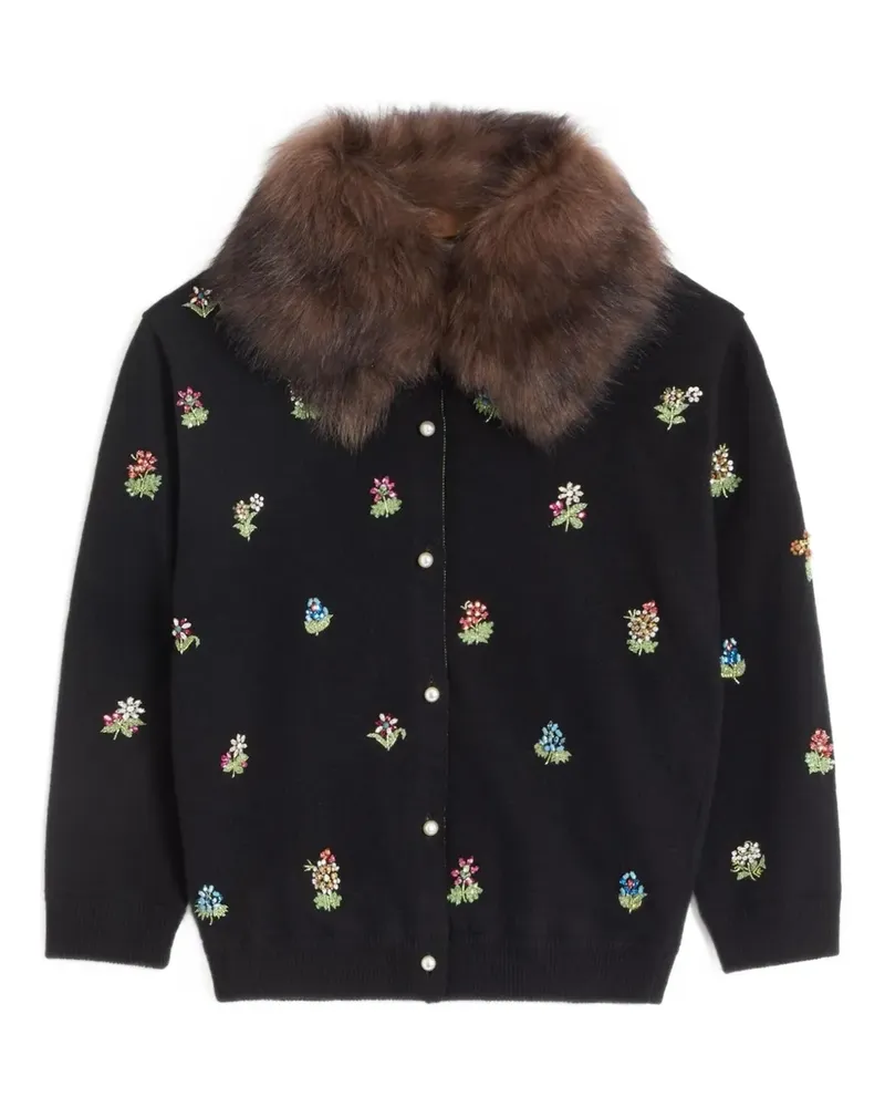 Valentino Garavani Cardigan mit Stickerei - Schwarz Schwarz