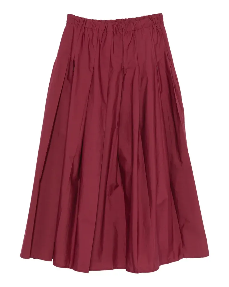 VICOLO pleated elasticated-waist midi skirt - Rot Rot