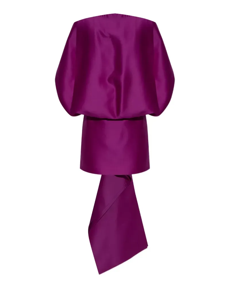 Balenciaga off-shoulder dress - Violett Violett