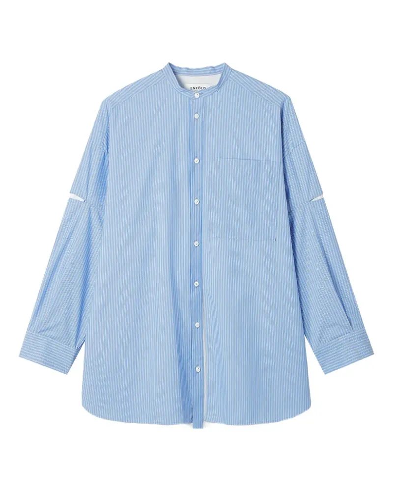 ENFÖLD Hemd mit Streifen - Blau Blau