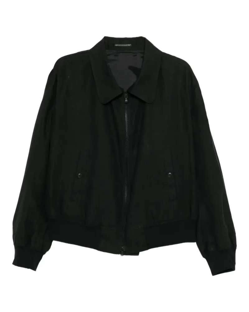 Yohji Yamamoto x 120% Lino Leinenjacke - Schwarz Schwarz