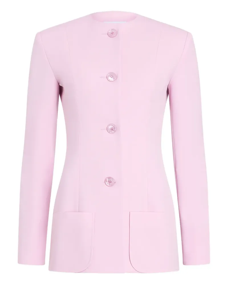 Patou Kragenlose Jacke mit Knopfverschluss - Rosa Rosa