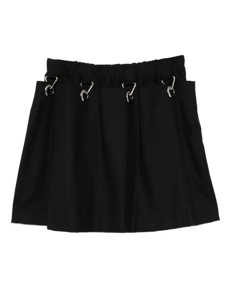 Noir Kei Ninomiya Minirock aus Wolle - Schwarz Schwarz