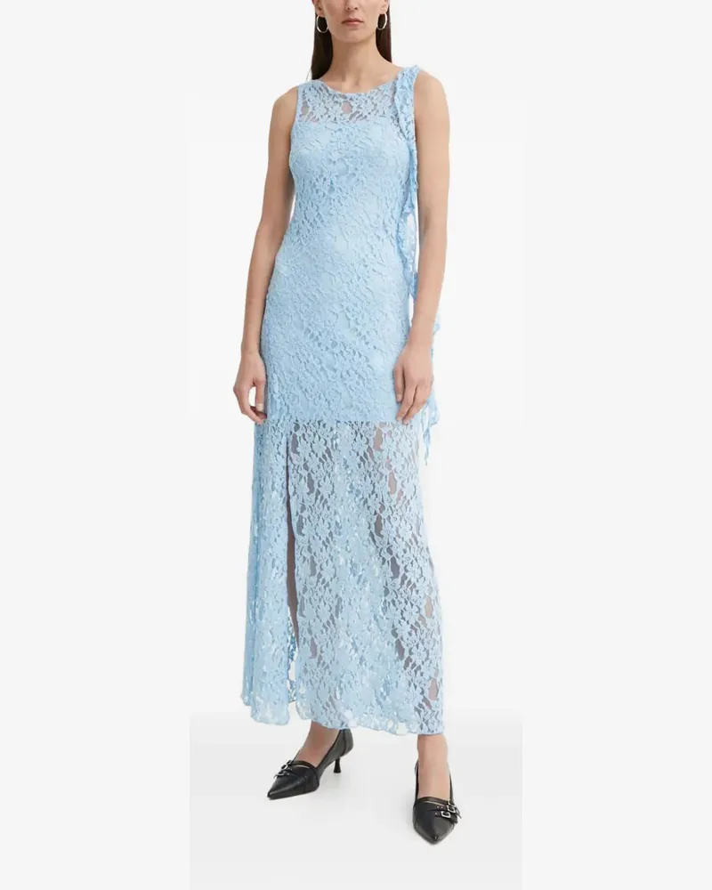 Résumé Spitzenkleid mit Rüschen - Blau Blau