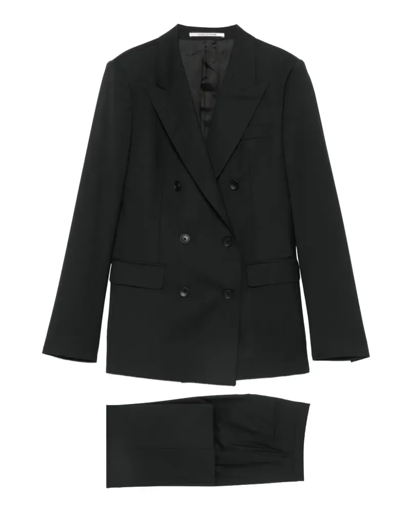 Tagliatore double-breasted suit - Schwarz Schwarz