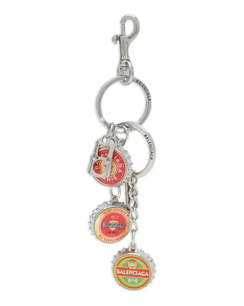 Balenciaga Beer Caps Schlüsselanhänger - Silber Silber
