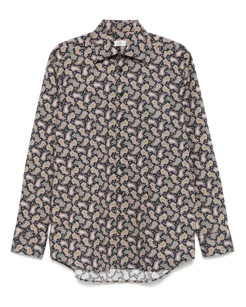 Etro Hemd mit Print - Blau Blau
