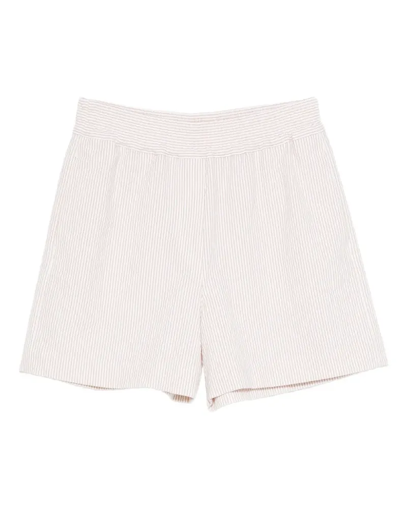Paul Smith seersucker striped shorts - Nude Nude