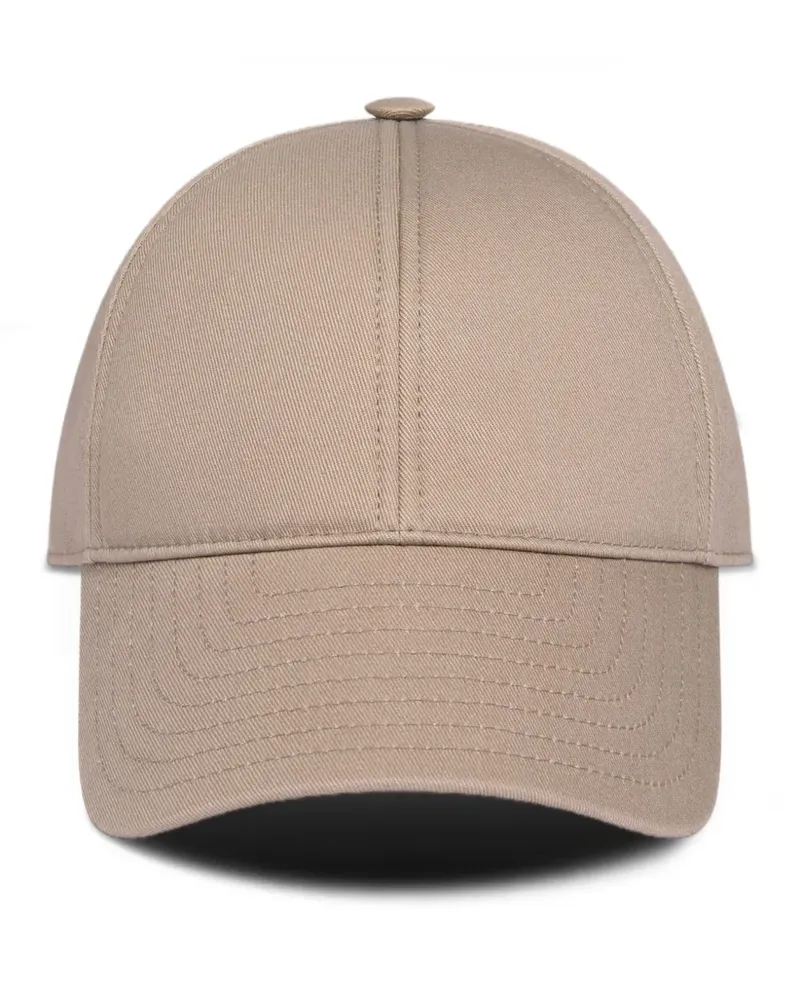 Courrèges Baseballkappe mit Logo-Stickerei - Nude Nude