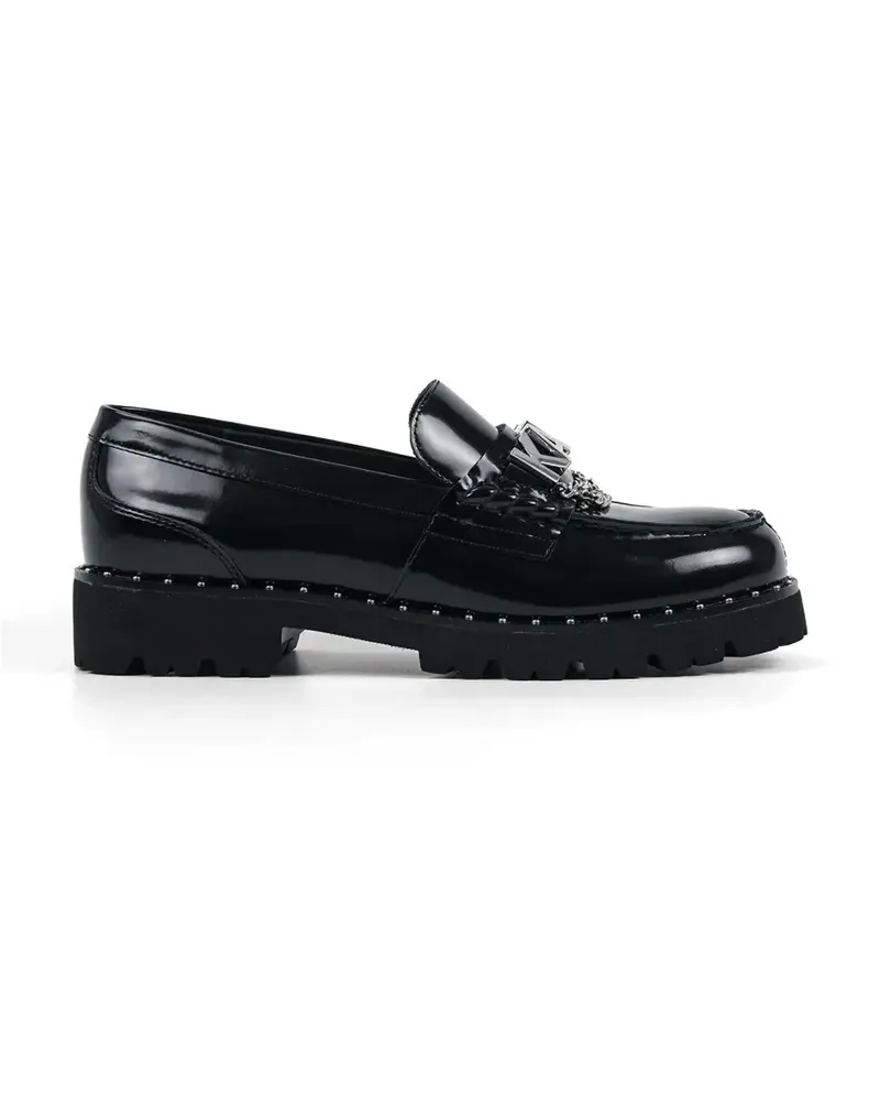 Karl Lagerfeld chain-detail loafers - Schwarz Schwarz