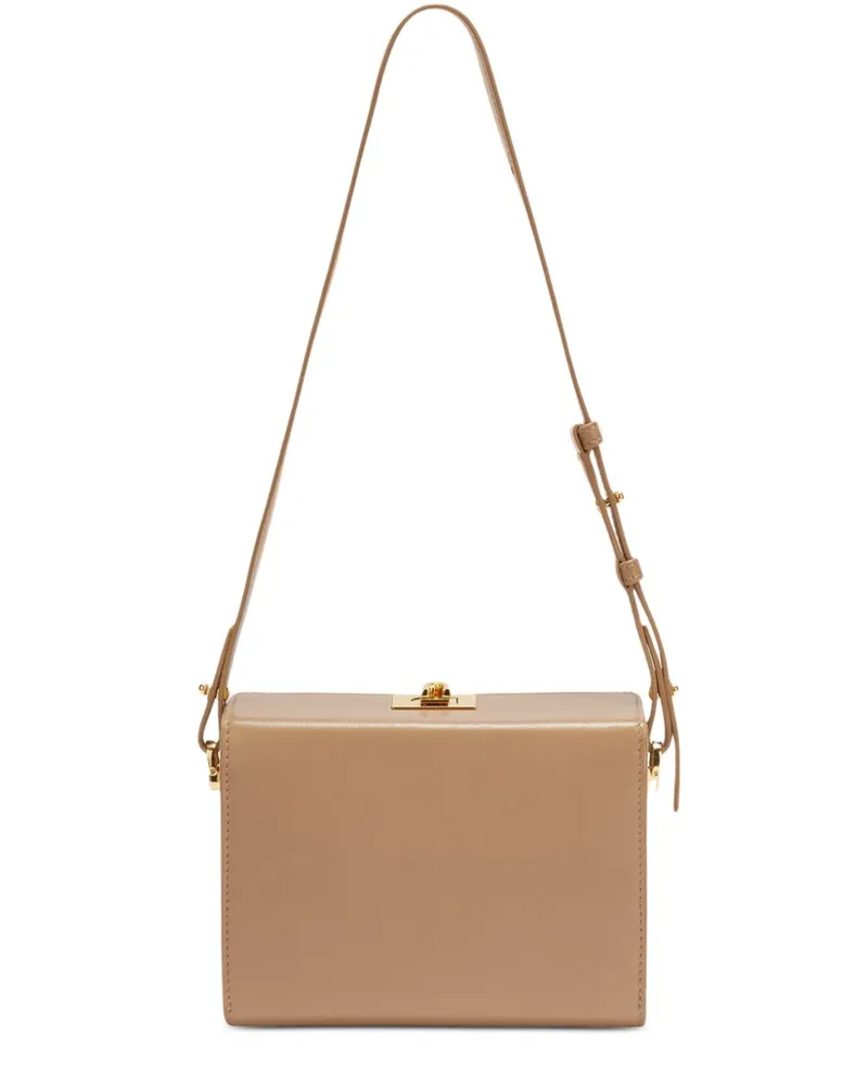Furla Schultertasche mit Arch-Logo - Nude Nude