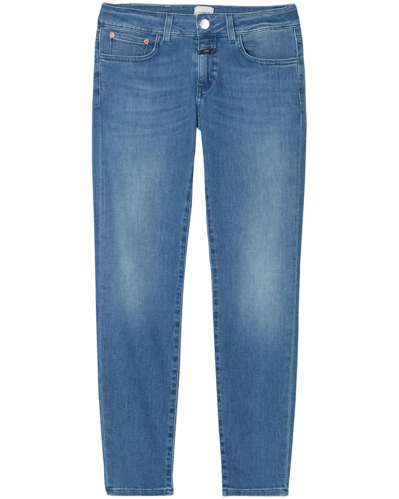 Closed Tief sitzende Baker Cropped-Jeans - Blau Blau