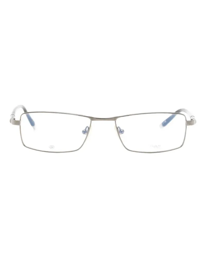 S.T. Dupont rectangle-frame glasses - Silber Silber