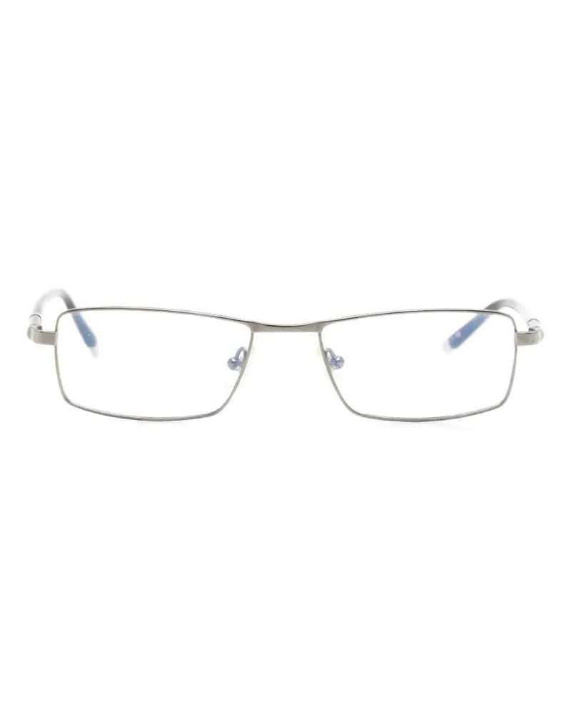 S.T. Dupont Brille mit eckigem Gestell - Silber Silber