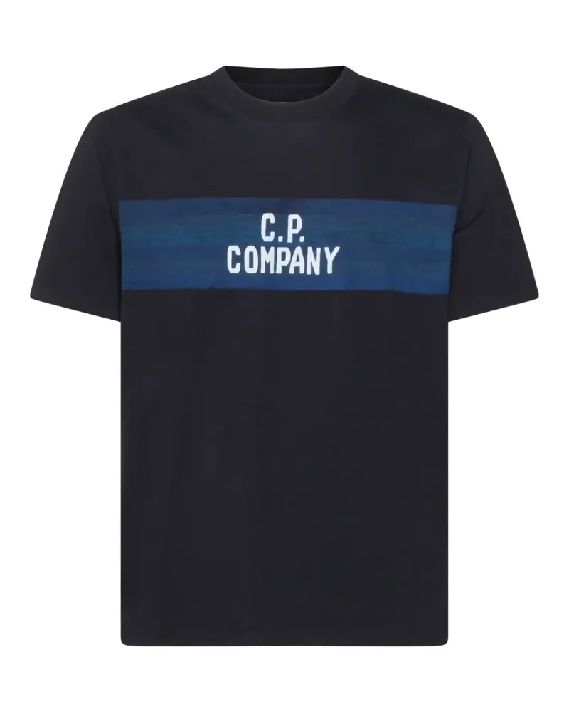 C.P. Company logo-detail T-shirt - Blau Blau