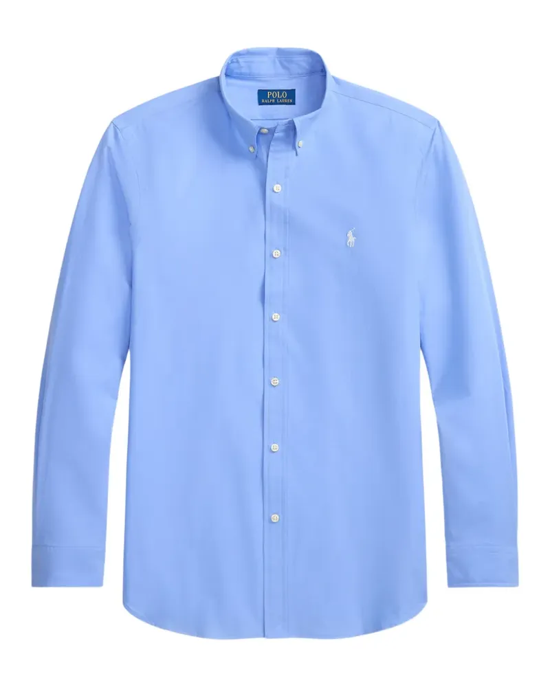 Ralph Lauren slim fit stretch-poplin shirt - Blau Blau