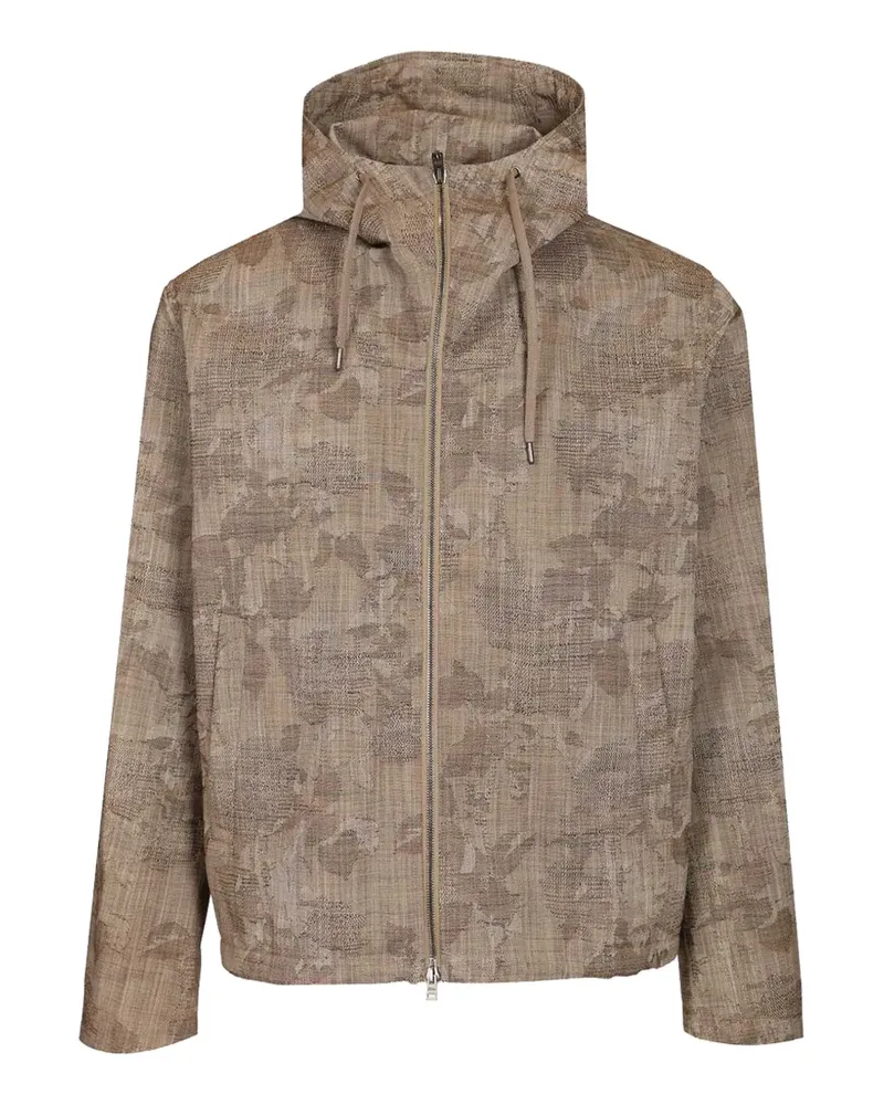 Herno jacquard hooded jacket - Nude Nude