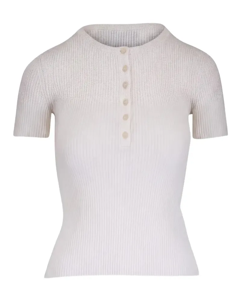 Nili Lotan Gerippter Strickpullover - Nude Nude