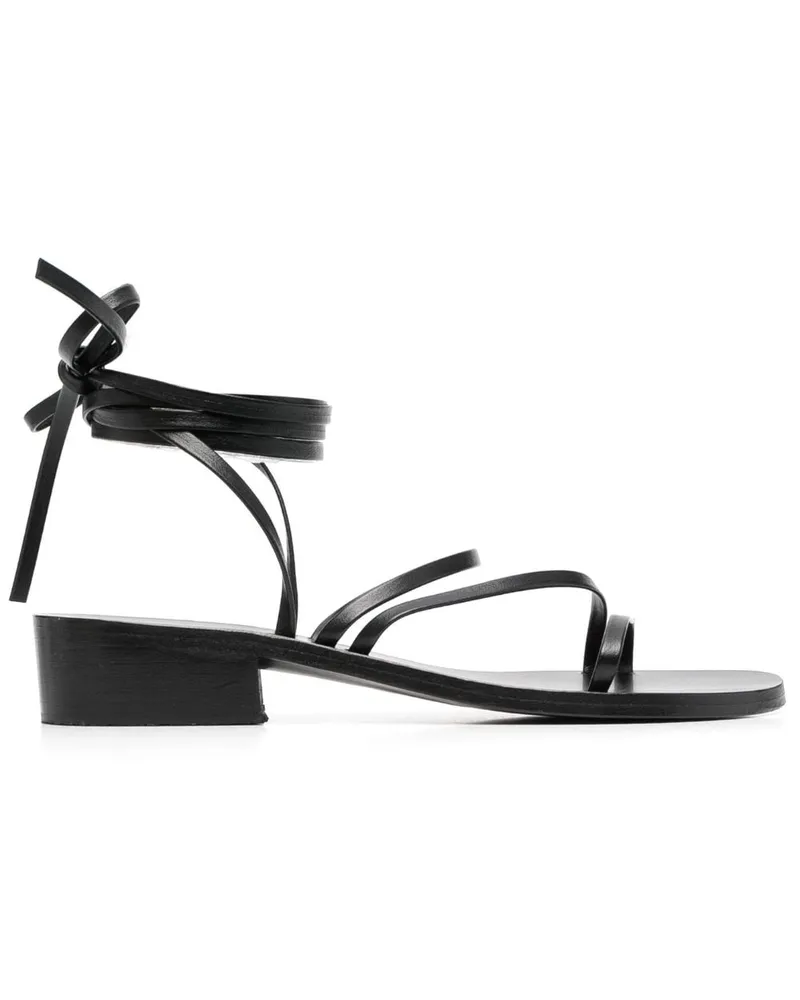 Ancient Greek Sandals Hara Sandalen 30mm - Schwarz Schwarz