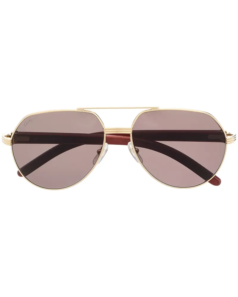 Cartier CT0272S Pilotenbrille - Orange Orange