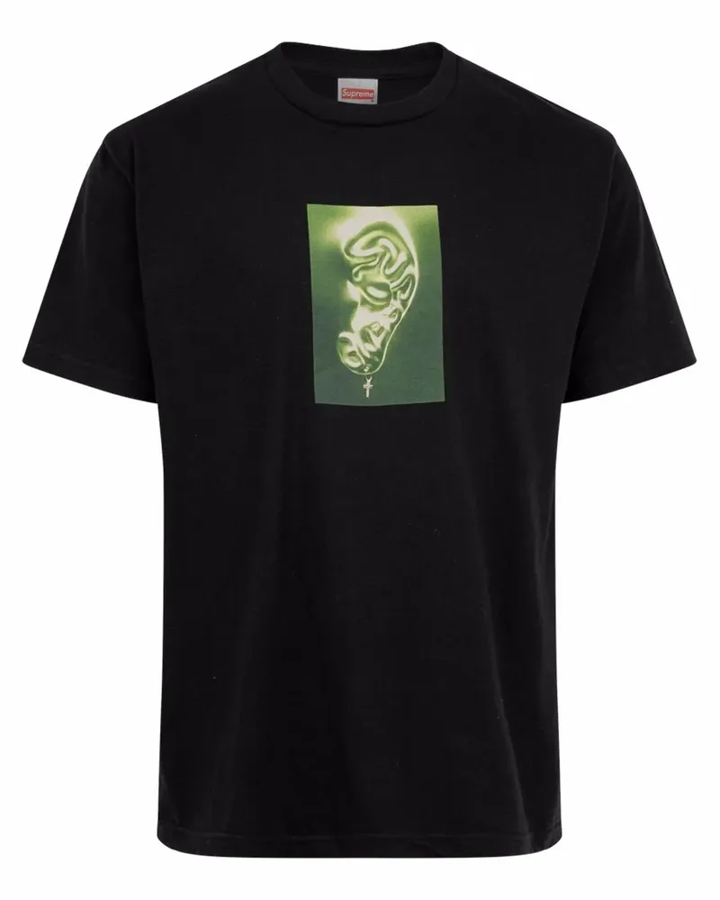 Supreme Being Ear T-Shirt - Schwarz Schwarz