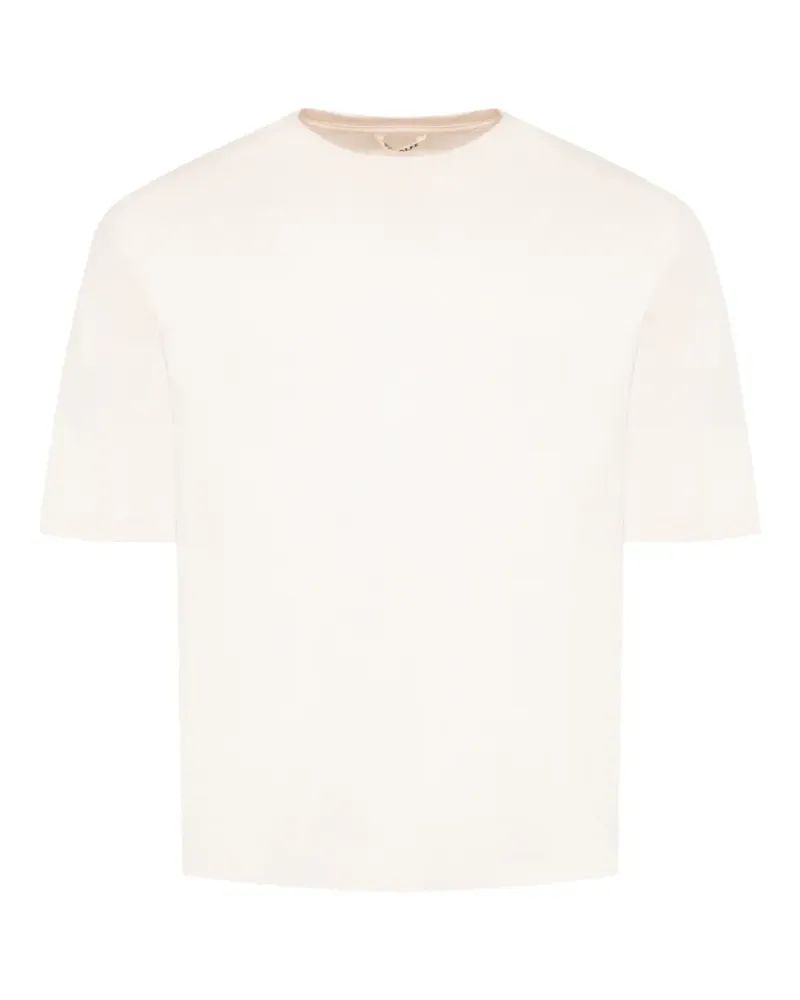 AURALEE brushed cotton-jersey T-shirt - Rosa Rosa