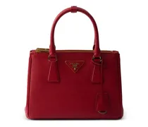 Kleine Galleria Tote Bag aus Saffiano-Leder - Rot