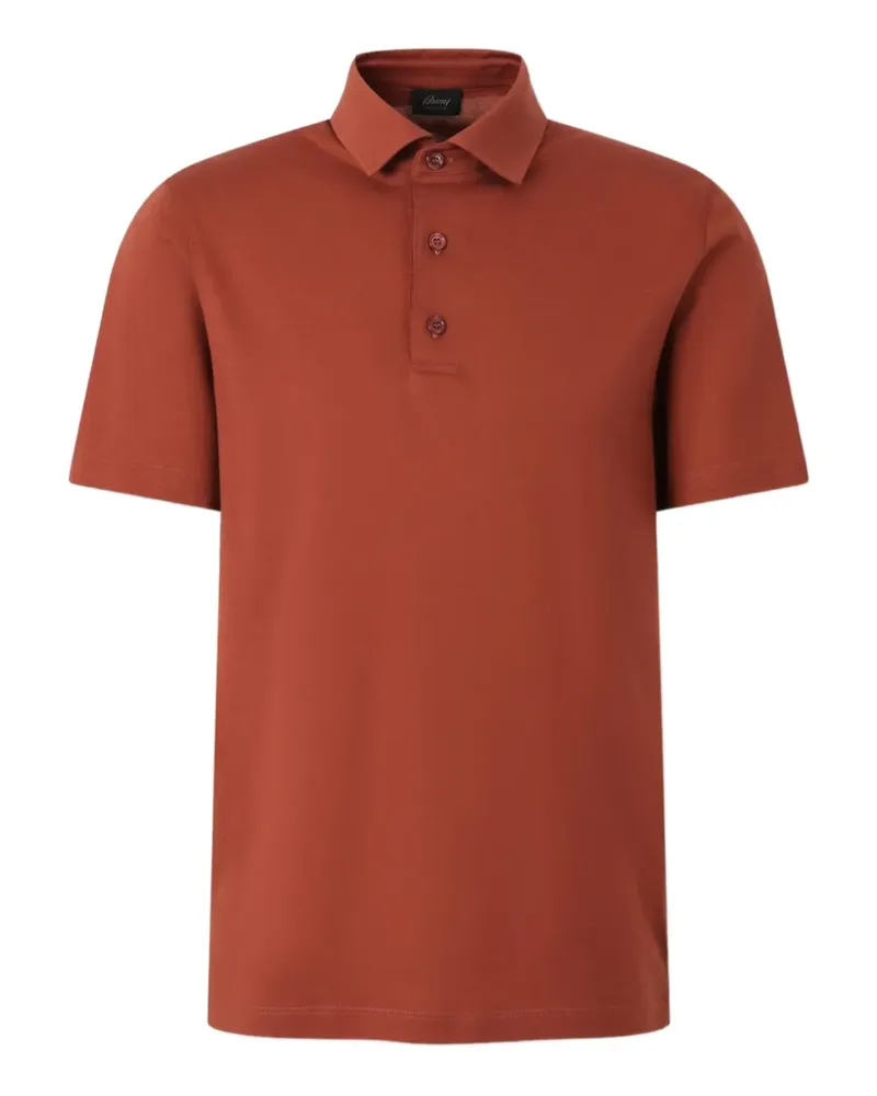 Brioni Kurzärmeliges Poloshirt - Orange Orange