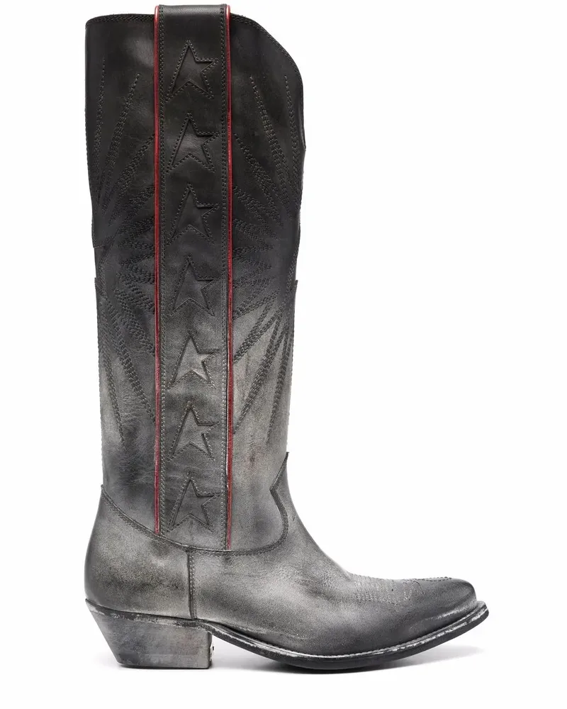 Golden Goose Stiefel mit spitzer Kappe - Schwarz Schwarz