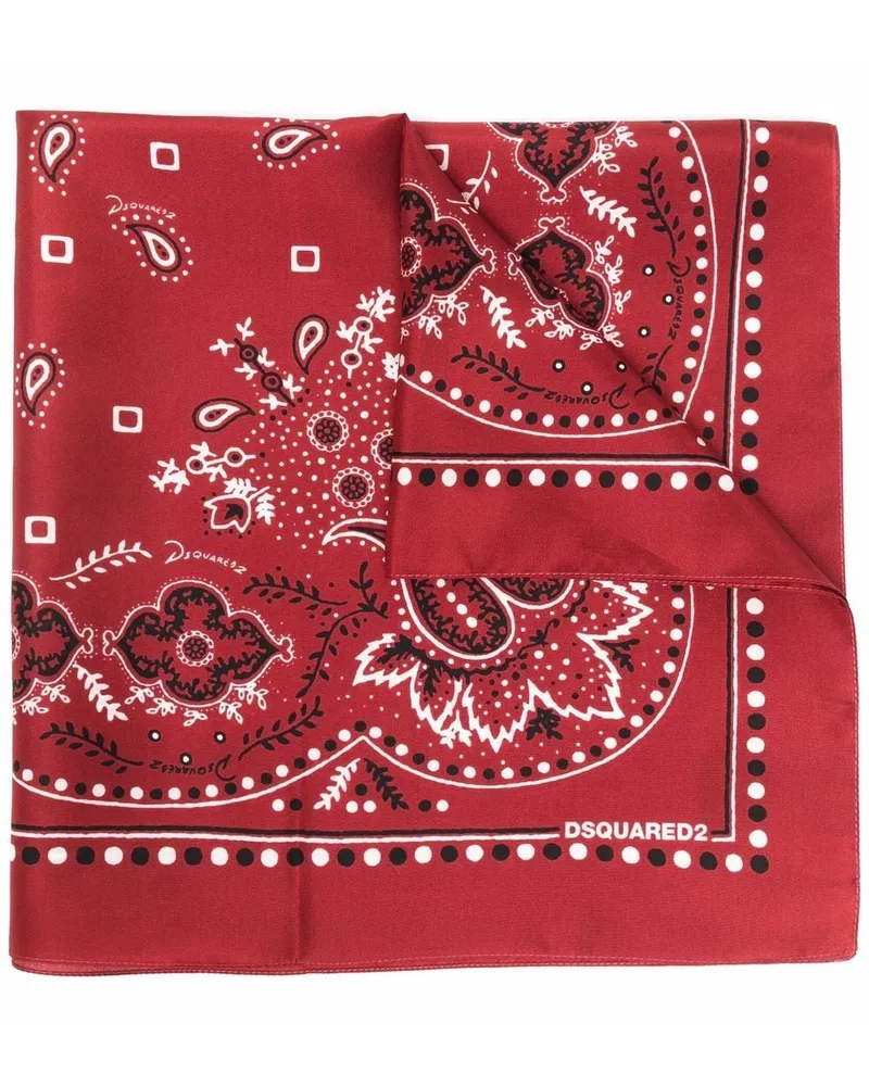 Dsquared2 Bandana mit Paisley-Print - Rot Rot