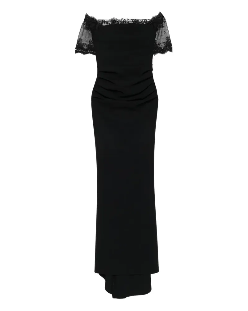 Chiara Boni Maxikleid mit V-Ausschnitt - Schwarz Schwarz