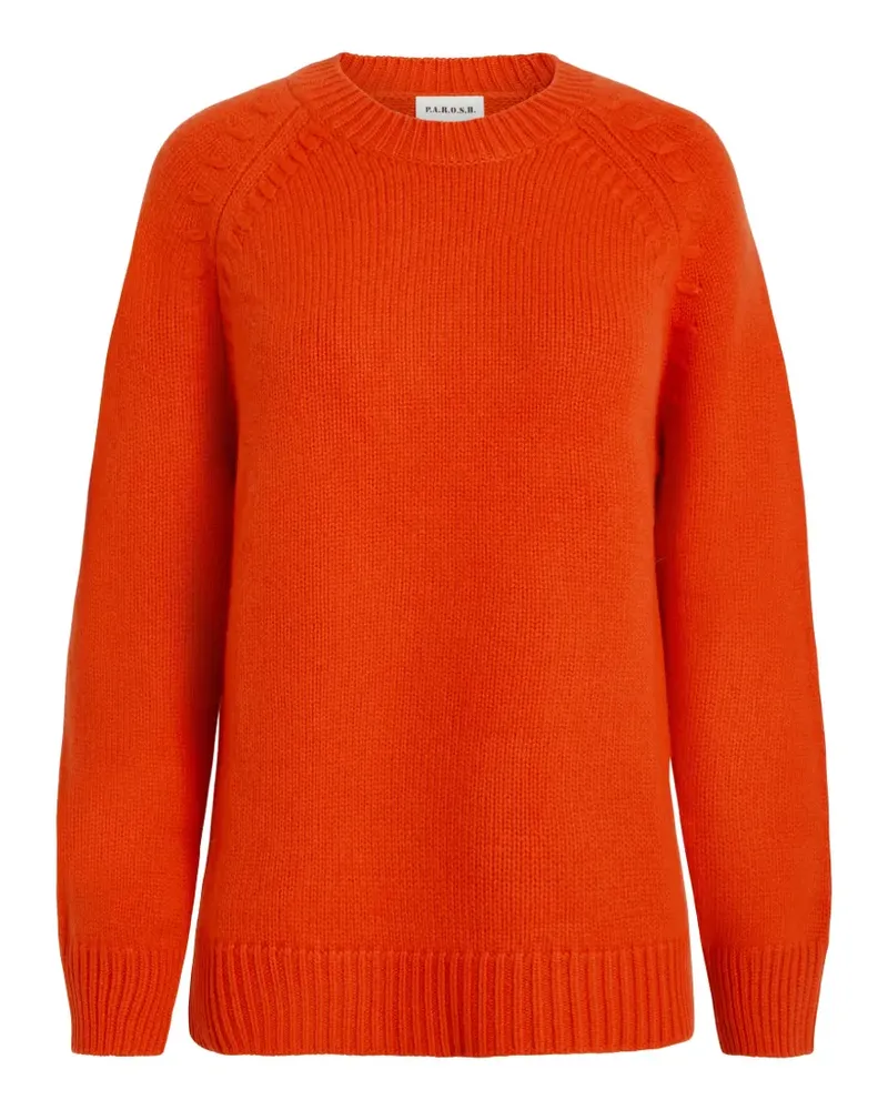 P.A.R.O.S.H. P.A.R.O H. Pullover mit Raglanärmeln - Orange Orange