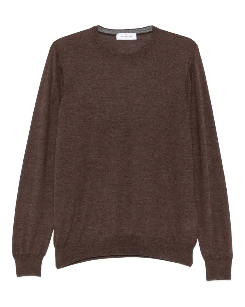 Gran Sasso Pullover mit Rundhalsausschnitt - Braun Braun