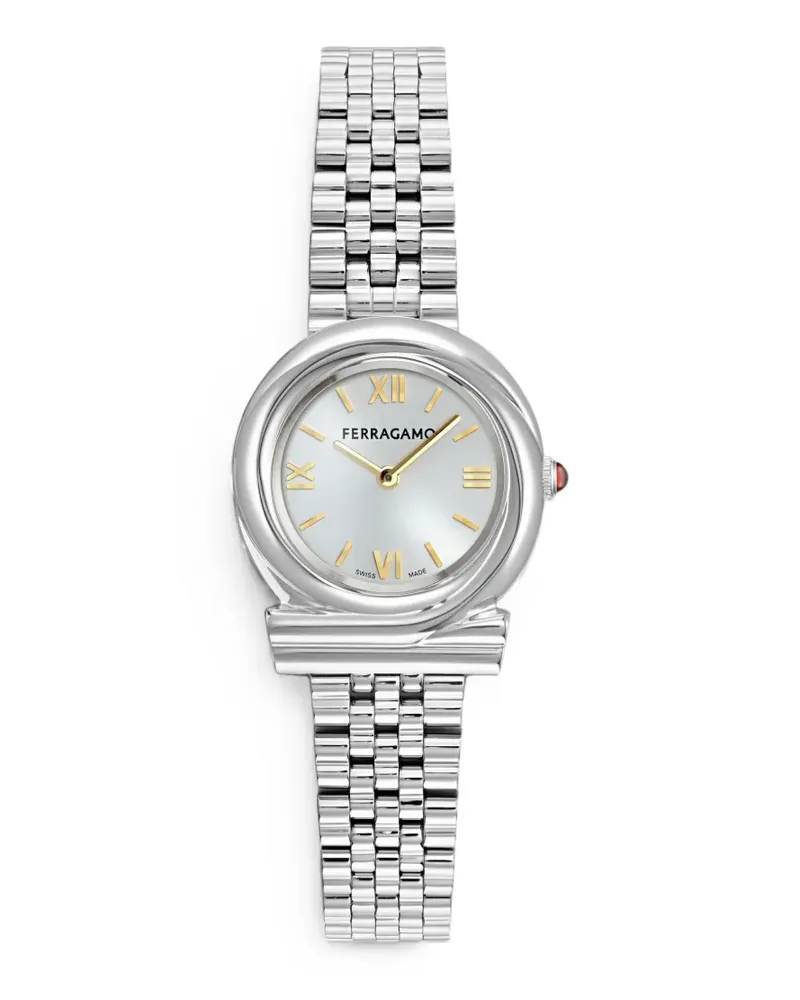 Ferragamo Gancino' Armbanduhr, 28mm - Silber Silber