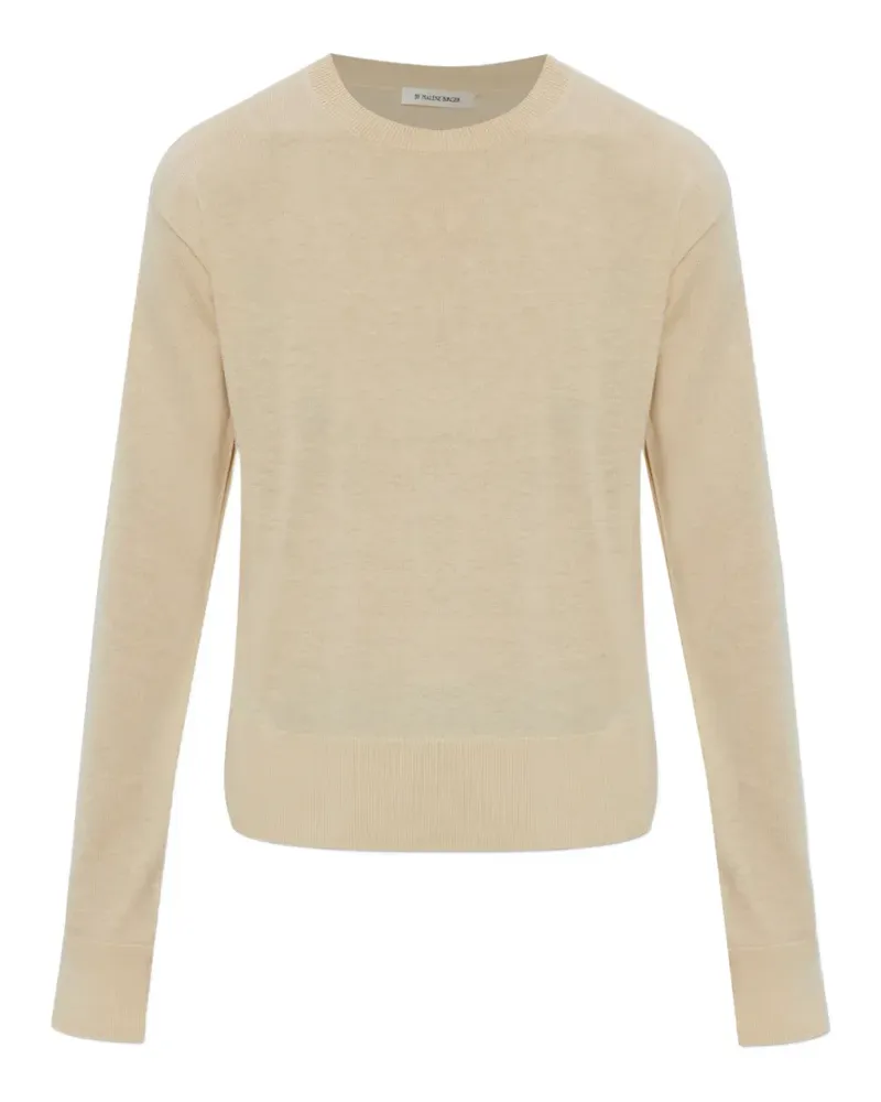 By Malene Birger Mantea long-sleeve sweater - Nude Nude