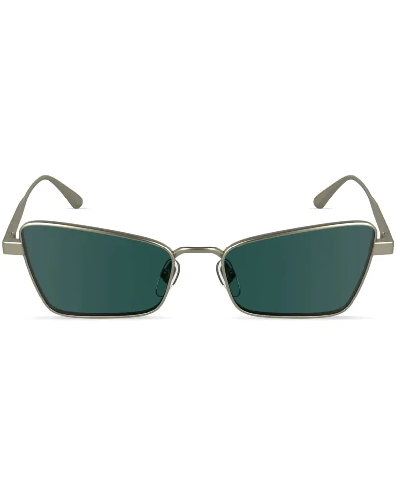 Calvin Klein Sonnenbrille mit Logo-Gravur - Gold Gold