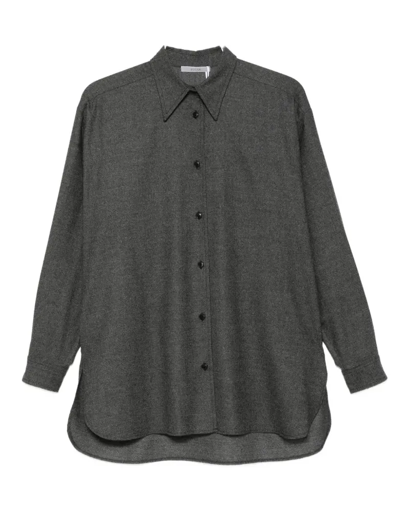 Dušan long-sleeve button-down shirt - Grau Grau
