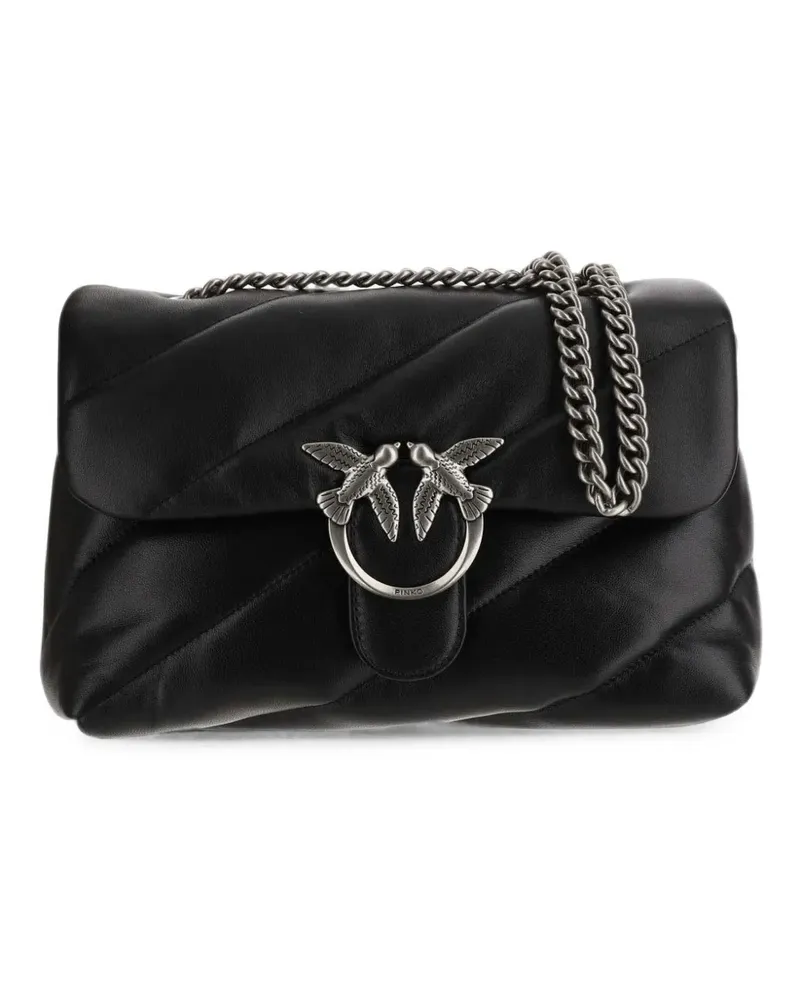 Pinko medium shoulder bag Love Bag puff maxi quilt - Schwarz Schwarz