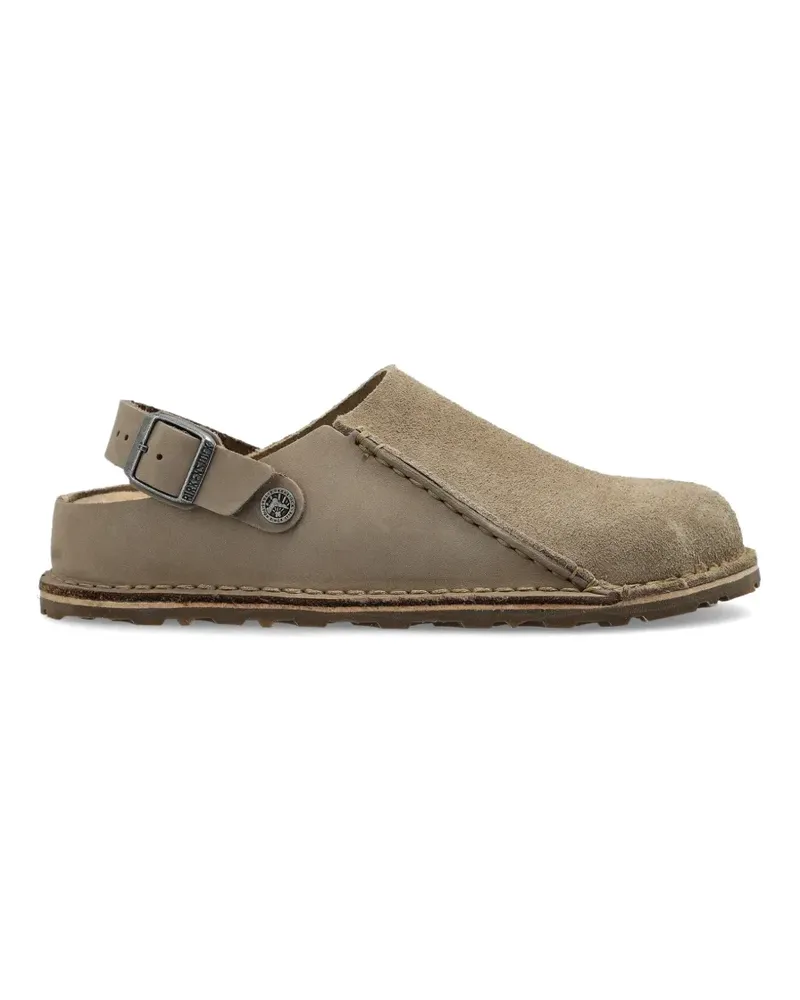 Birkenstock Lutry Premium Split flat mules - Nude Nude