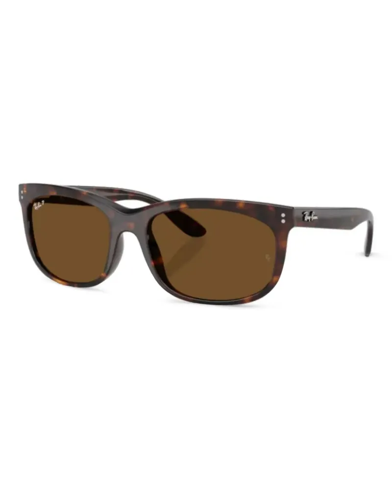 Ray Ban Sonnenbrille mit eckigem Gestell - Braun Braun