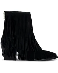 Zadig & Voltaire Cara Wildlederstiefel 70mm Schwarz