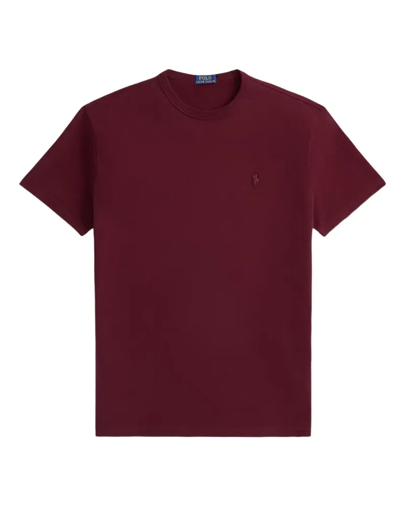 Ralph Lauren T-Shirt mit Logo-Stickerei - Rot Rot