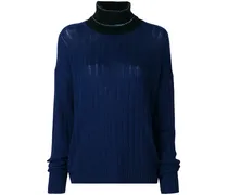 Pullover mit Rollkragen - Blau