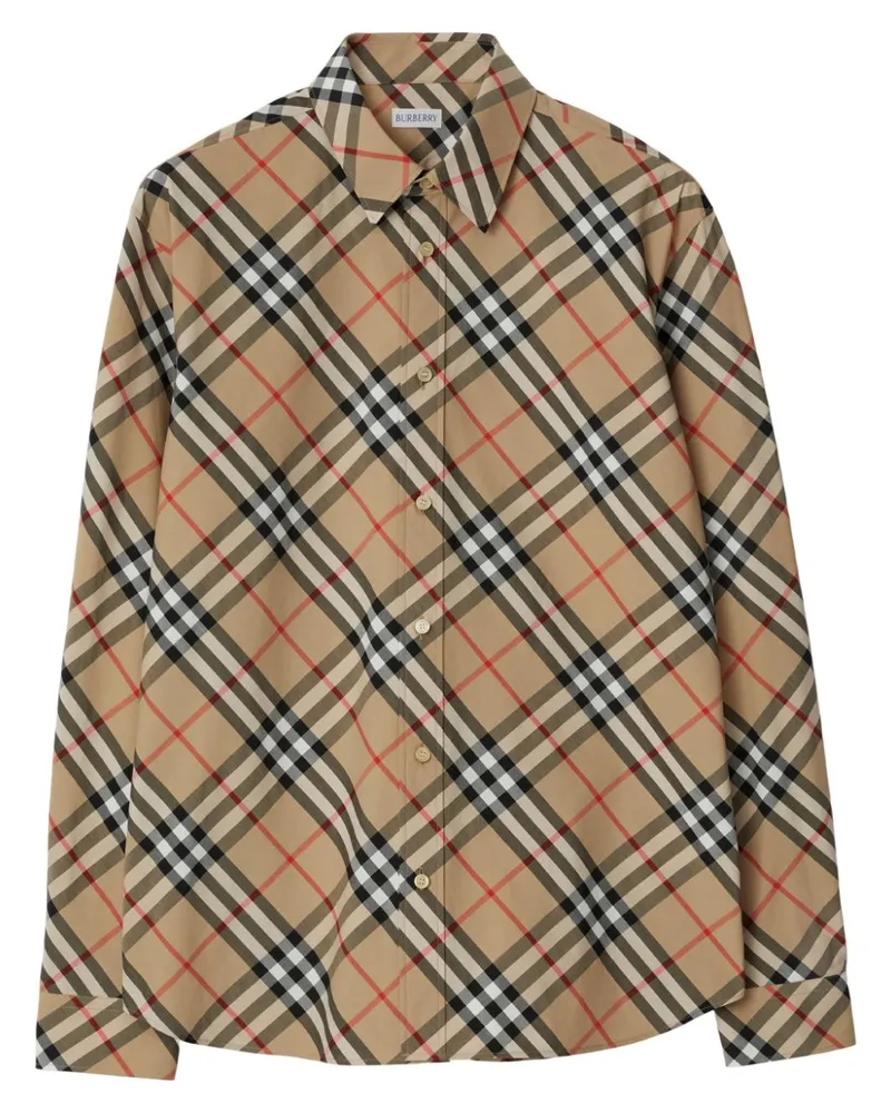 Burberry Hemd mit Vintage-Check - Nude Nude