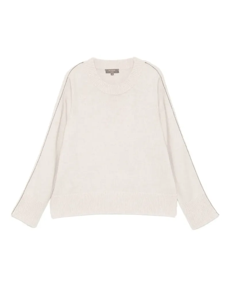 N.Peal Pullover mit rundem Ausschnitt - Grau Grau