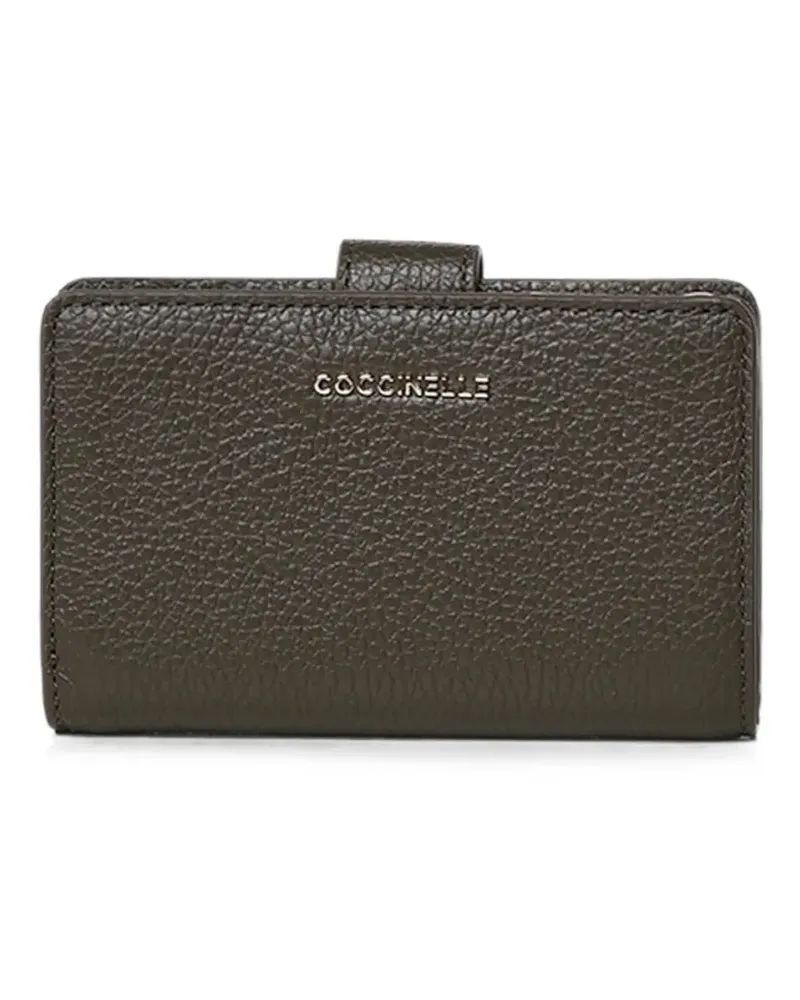 Coccinelle Portemonnaie aus gekörntem Leder - Braun Braun