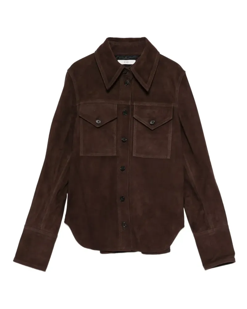 Co Hemdjacke mit Knöpfen - Braun Braun