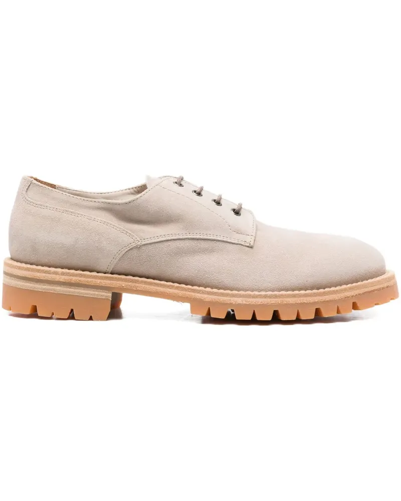 Eleventy Derby-Schuhe aus Wildleder - Nude Nude